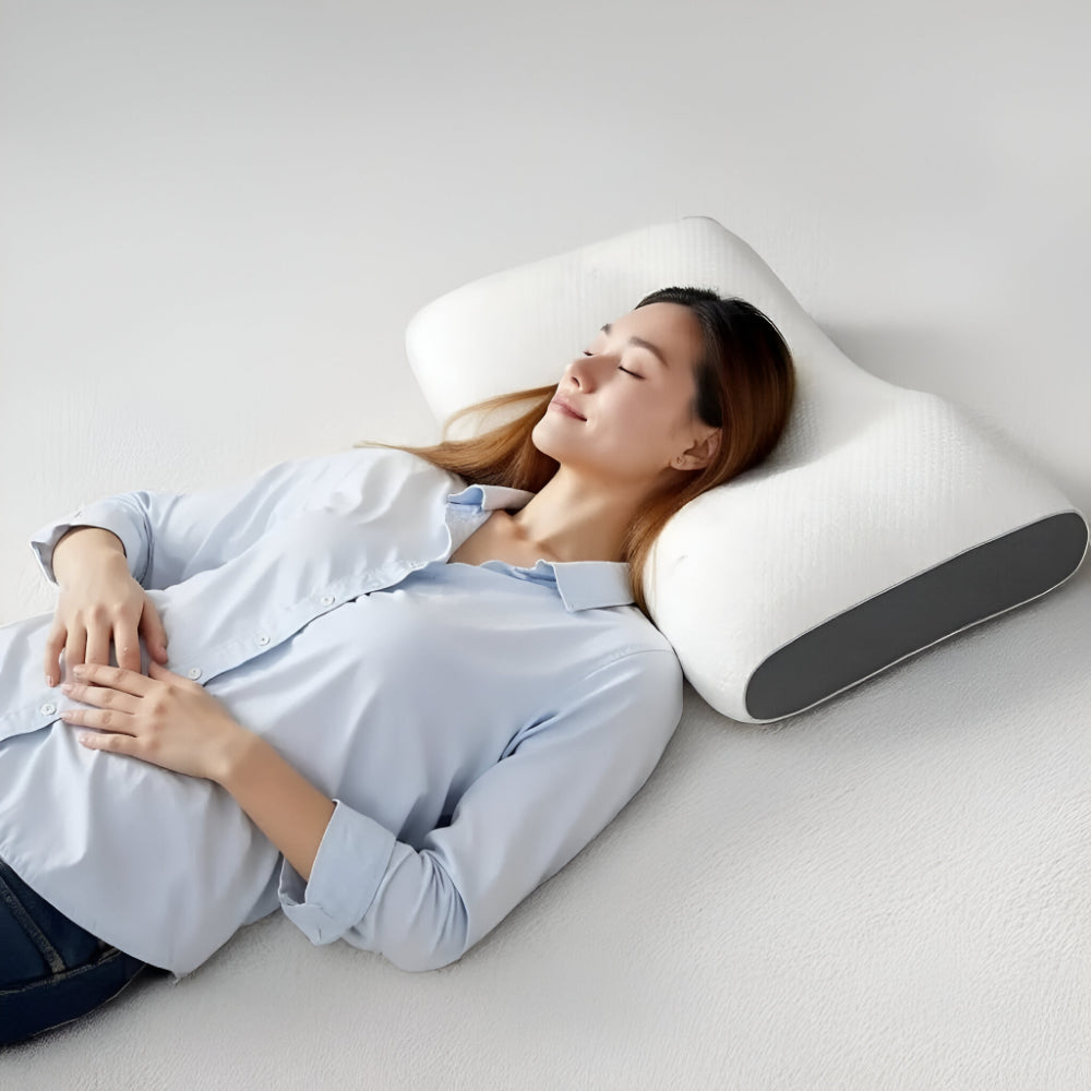Oreiller Ergonomique : Élégance Naturelle en Lumière – Design Confort Optimal 4