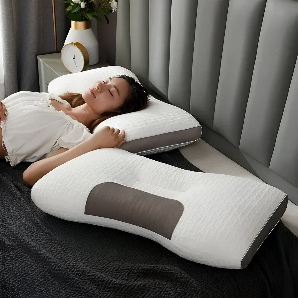 Oreiller Ergonomique : Élégance Naturelle en Lumière – Design Confort Optimal 5