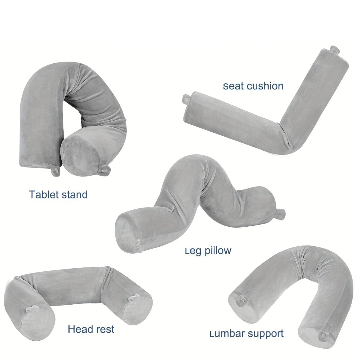 Oreiller de Voyage Ergonomique en Mousse à Mémoire | Confort Supérieur pour un Voyage Relaxant 4