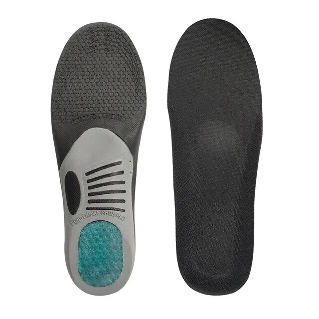 Semelles Gel de Soutien pour la Marche - Black