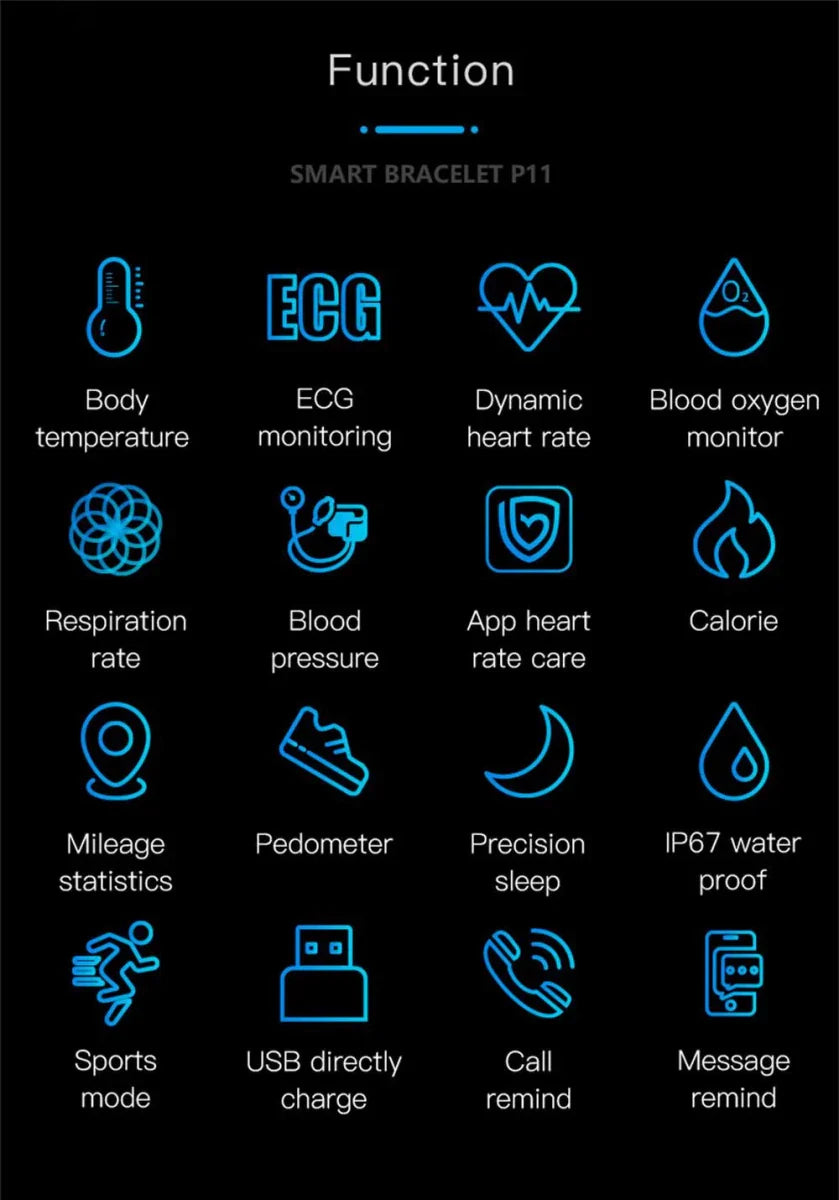 Medisafe Bracelet Connecté Fitness et Bien-être