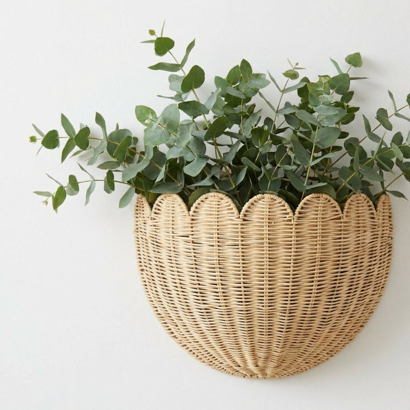 Panier Mural Tressé en Bambou Naturel | Rangement Élégant et Pratique pour un Intérieur Chic 8