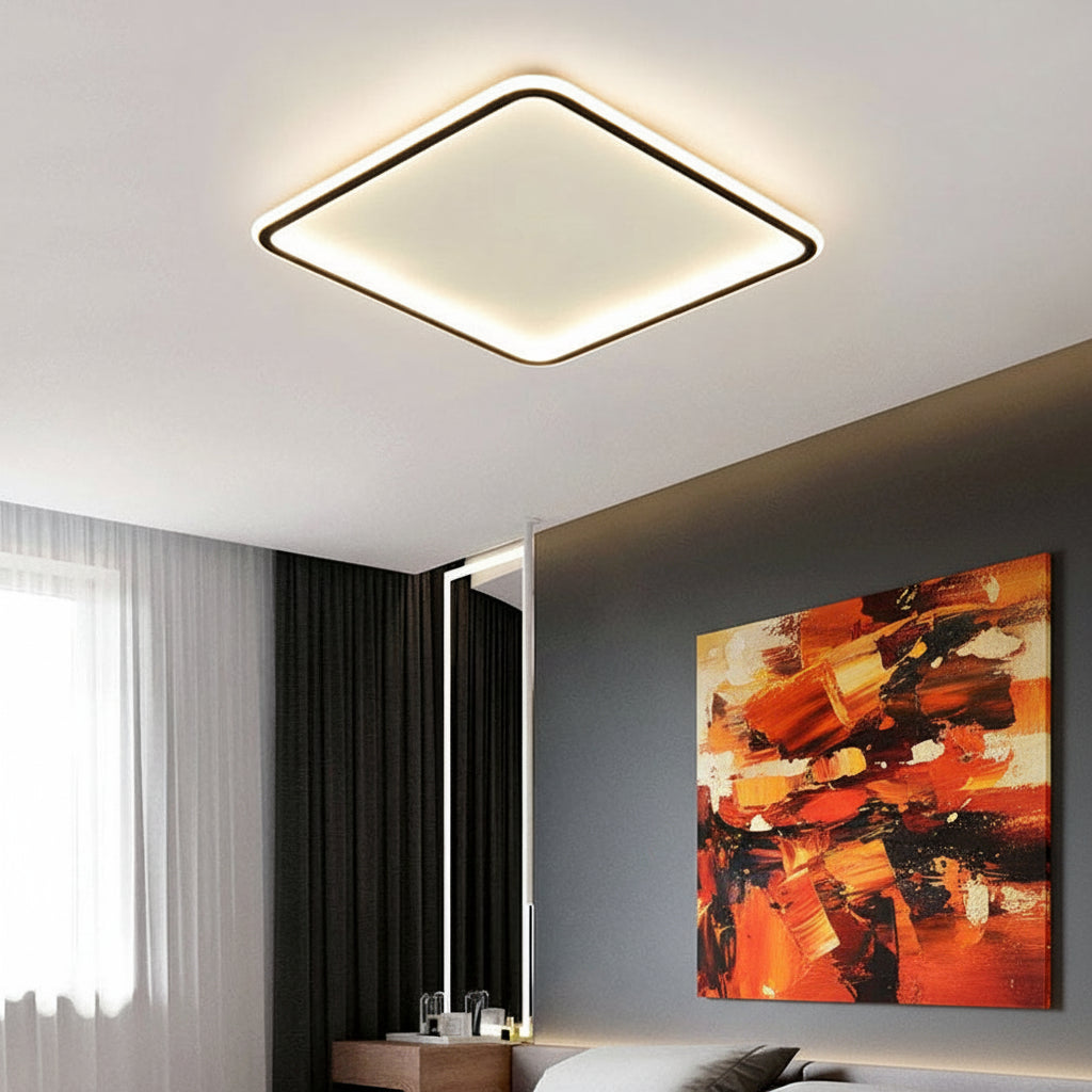 Plafonnier Design Élégant Noir 1