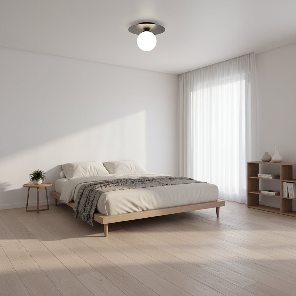 Plafonnier Design : Élégance Naturelle en Lumière – Métal Doré Moderne 0