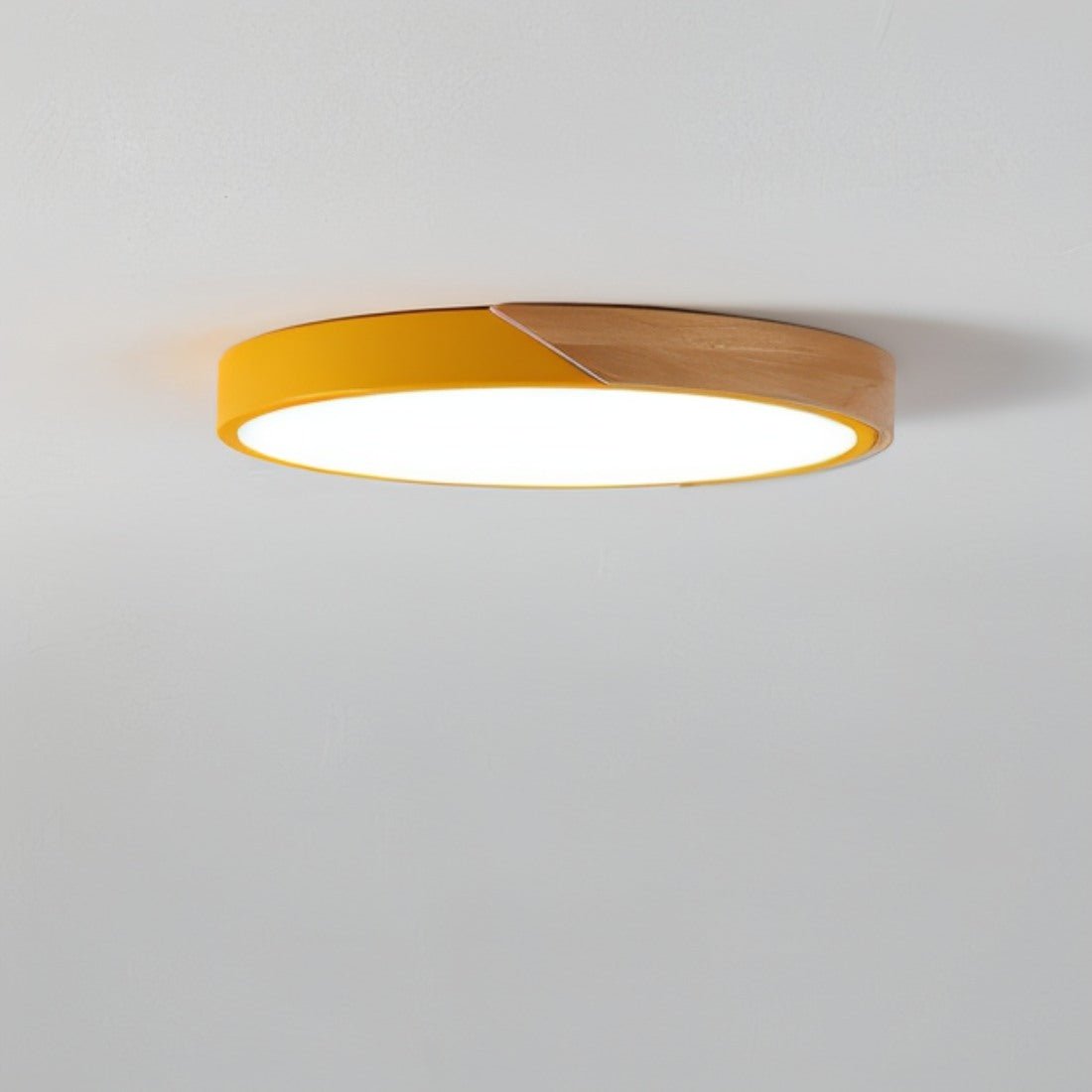Plafonnier LED : Élégance Naturelle en Lumière – Design Chic en Bois 4