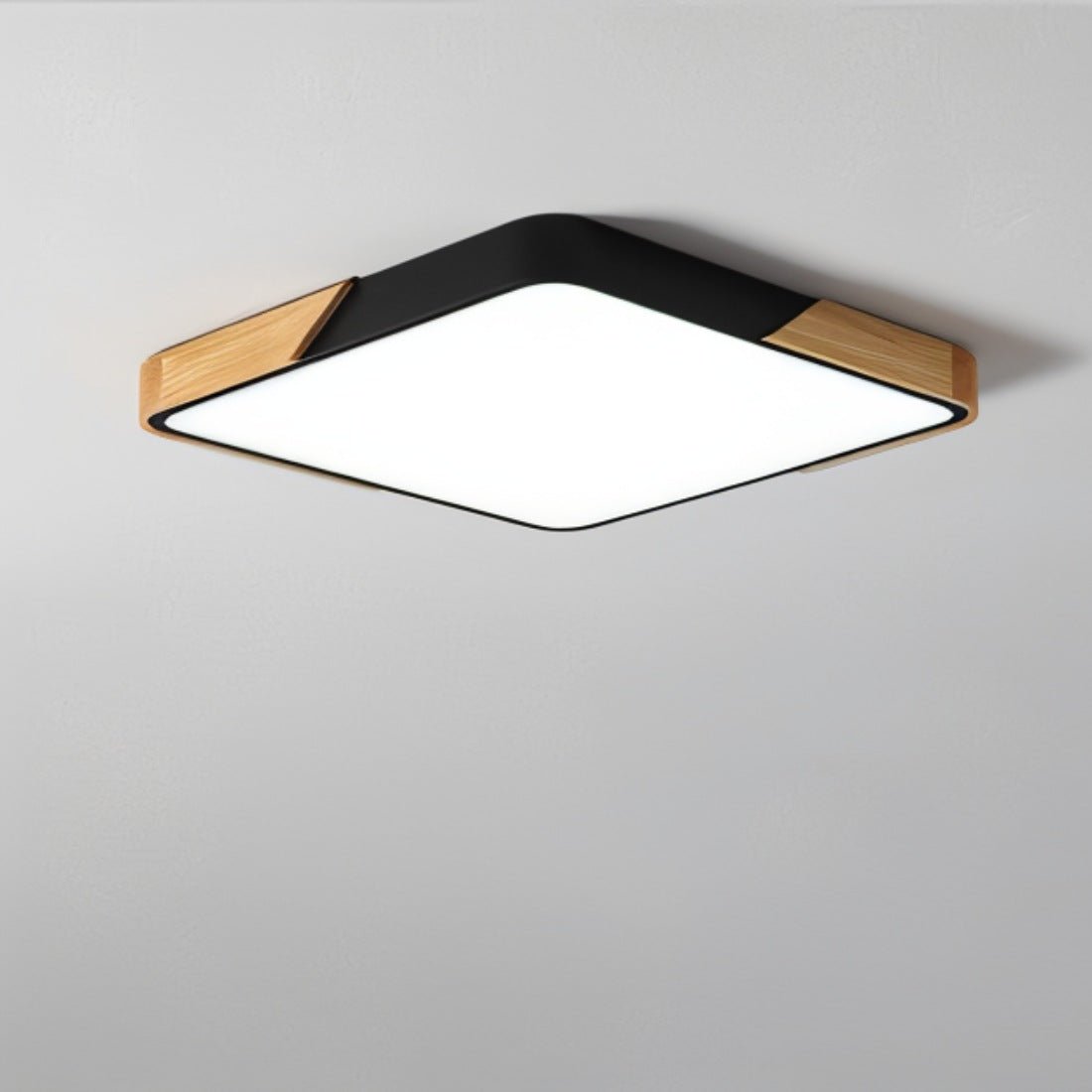 Plafonnier LED : Élégance Naturelle en Lumière – Design Chic en Bois 6