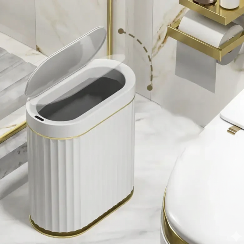 Poubelle Automatique en Acier Inoxydable | Design Minimaliste et Élégant pour une Cuisine Propre et Hygiénique 3