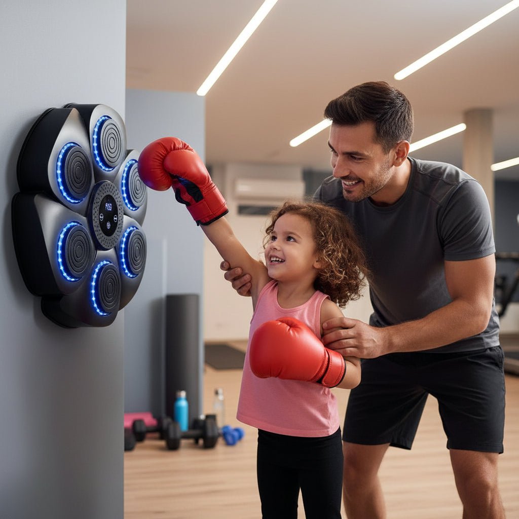 Nailsmart Machine de Boxe Connectée avec Musique Bluetooth