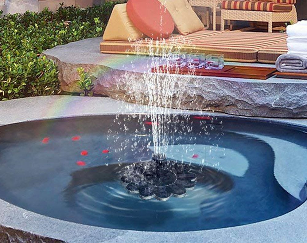 Fontaine en Forme de Fleur pour Bassins et Piscines
