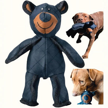 Peluche Resistante en Forme d'Ours pour Chien