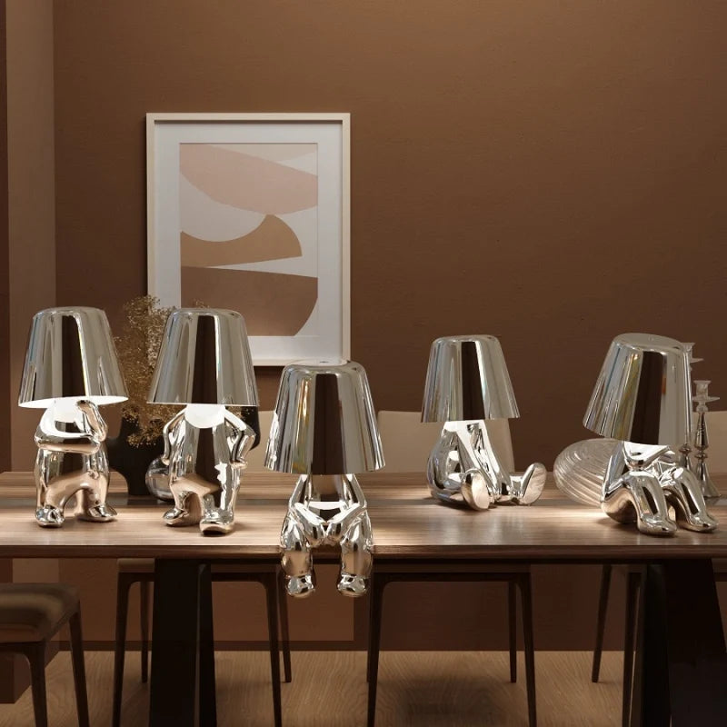 Lampe figurine décorative sans fil, tactile