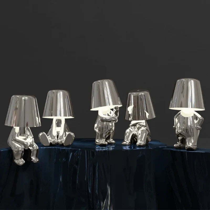 Lampe figurine décorative sans fil, tactile