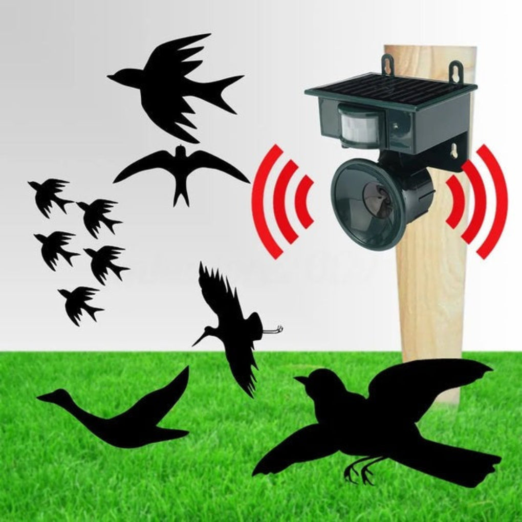 Répulsif à Oiseaux Solaire avec Capteur PIR | Dispositif Écologique pour Protéger Votre Jardin 4