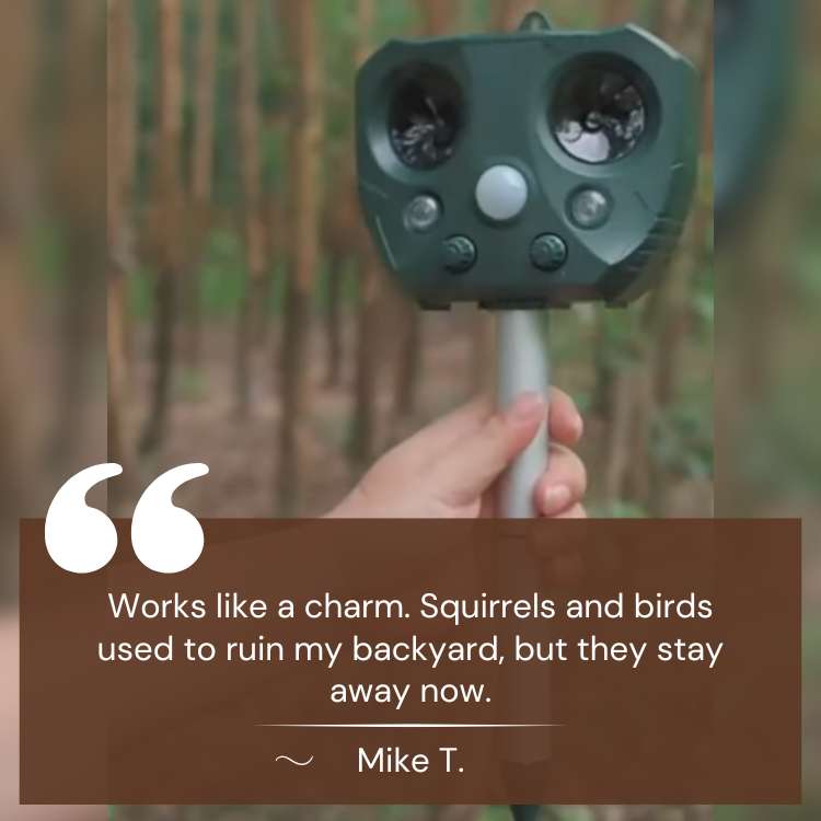 Répulsif à Ultrasons Solaire pour Oiseaux | Protection Écologique et Durable pour Votre Jardin 6