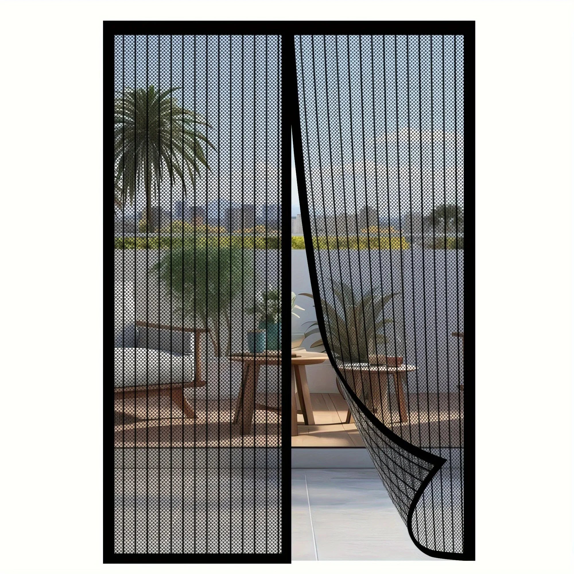 Rideau Anti Moustiques en Polyester | Design Élégant et Minimaliste pour un Intérieur Sain 7