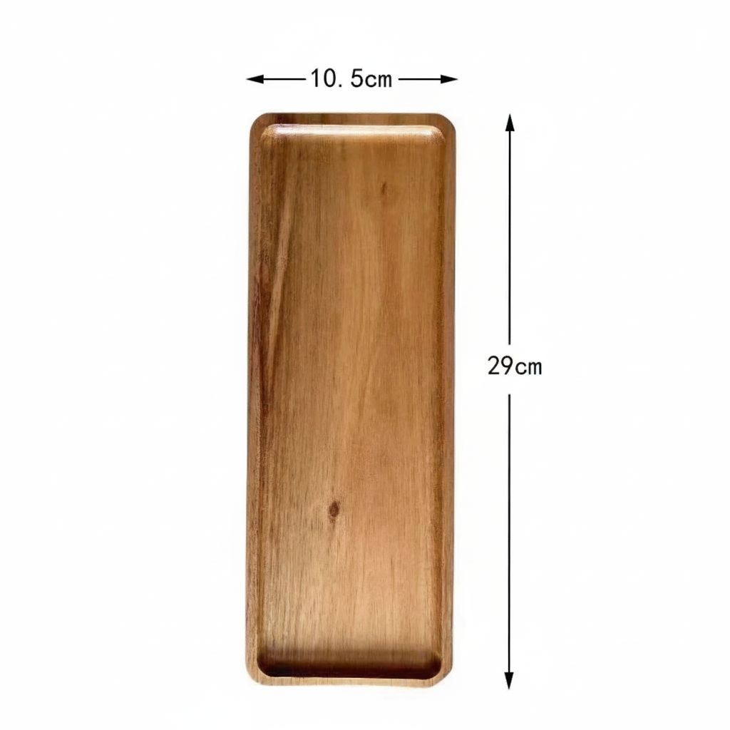 Handmade Solid Wood Tray, Round or Square
