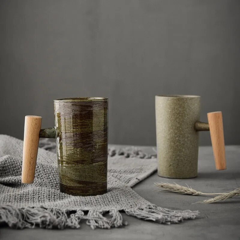 NatureSip - Mugs à Latte en Céramique Scandinave