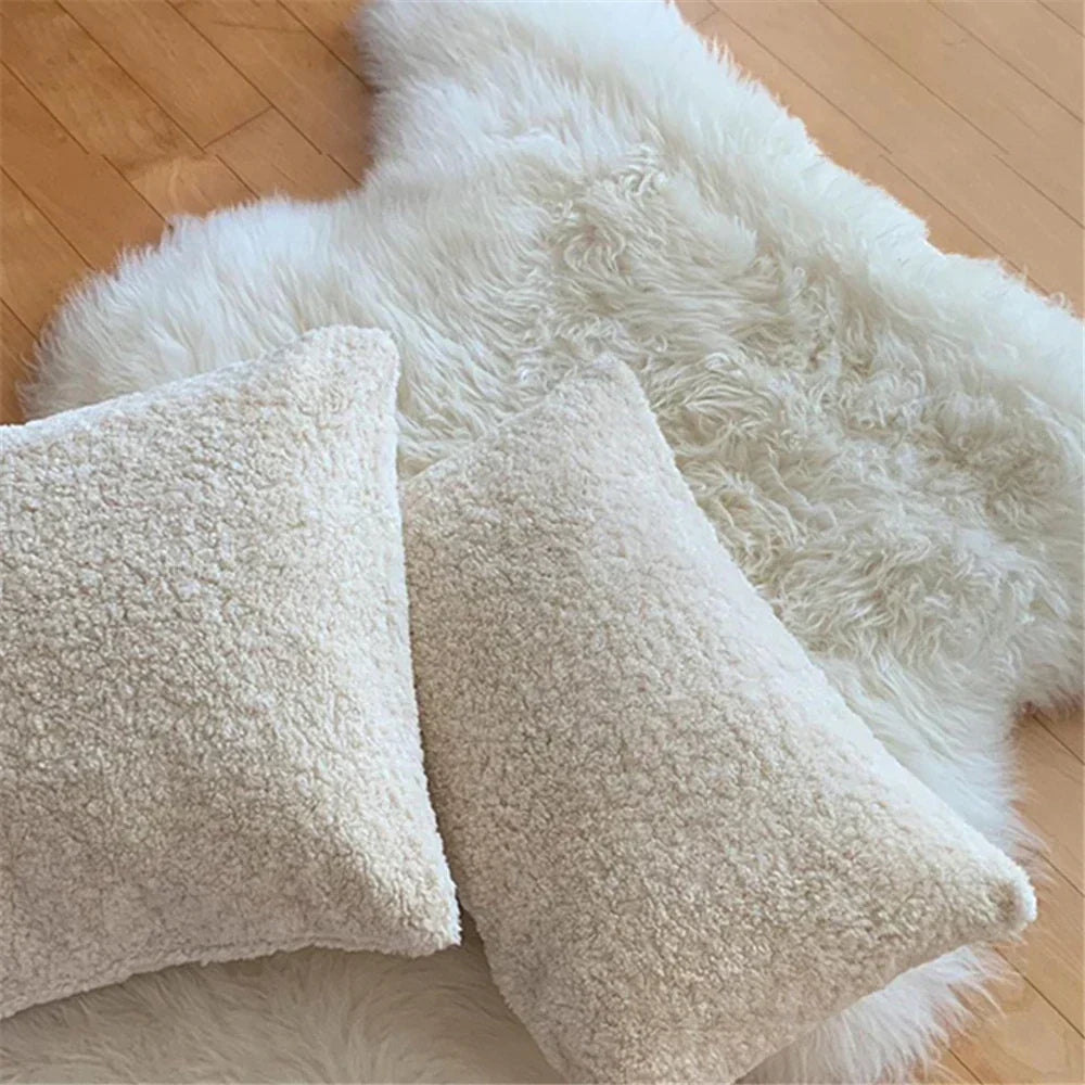 Château Dream - Housse de Coussin Blanche 30 x 50 cm