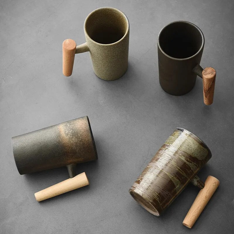 NatureSip - Mugs à Latte en Céramique Scandinave