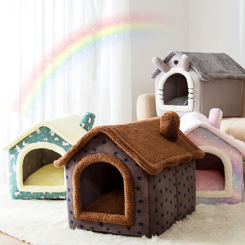 FluffyHaven - Maisonnette Douillette pour Animaux