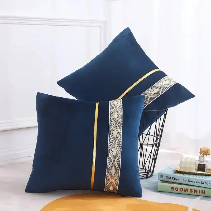 LuxeViva - Housse de Coussin en Velours Glamour