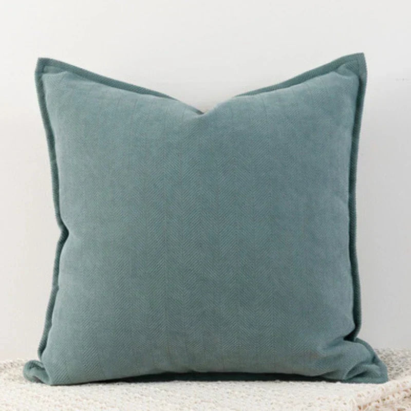 Luxe Chenille - Housse de Coussin en Chenille Unie