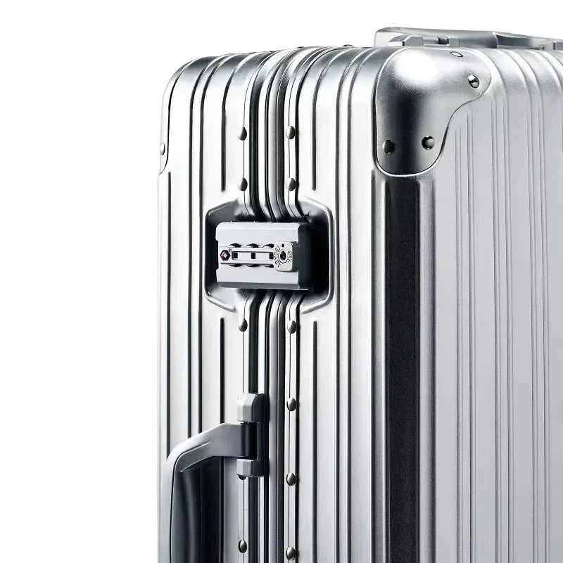 Valise rigide en alliage aluminium-magnésium, TSA