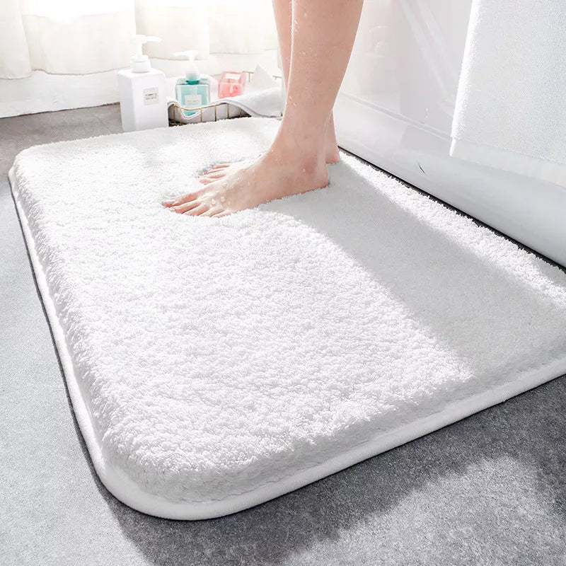 Tapis de bain extra épais en microfibre