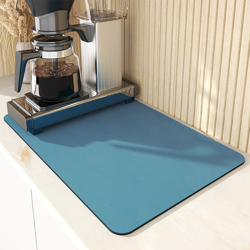 AbsorpTowel - Tapis Égouttoir Absorbant Antidérapant