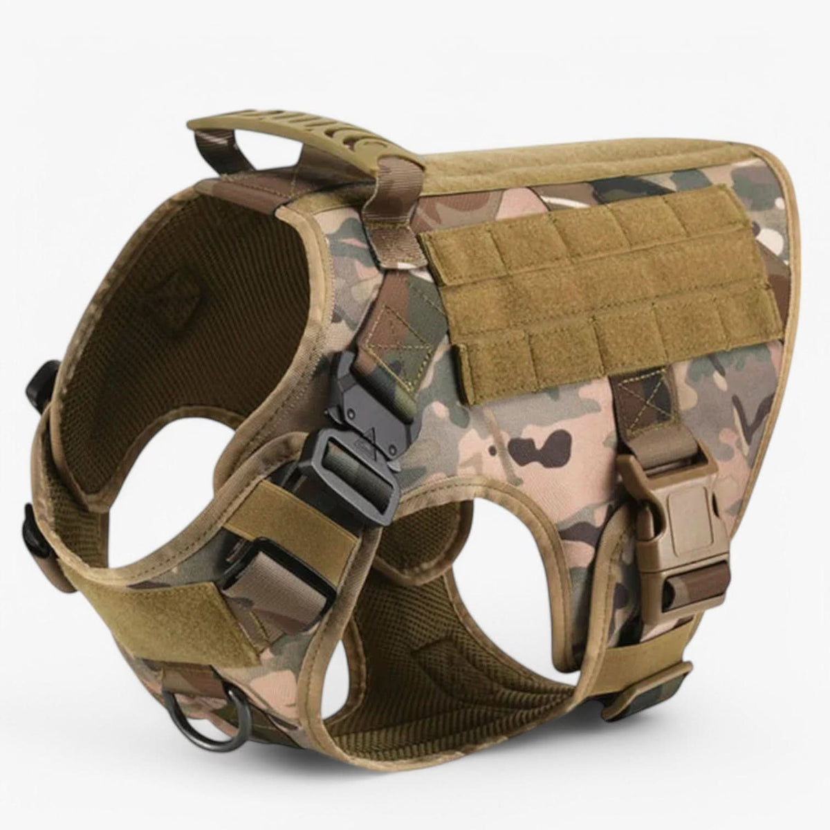 Nylon Vest Dog Harness with Handle and Reflectors