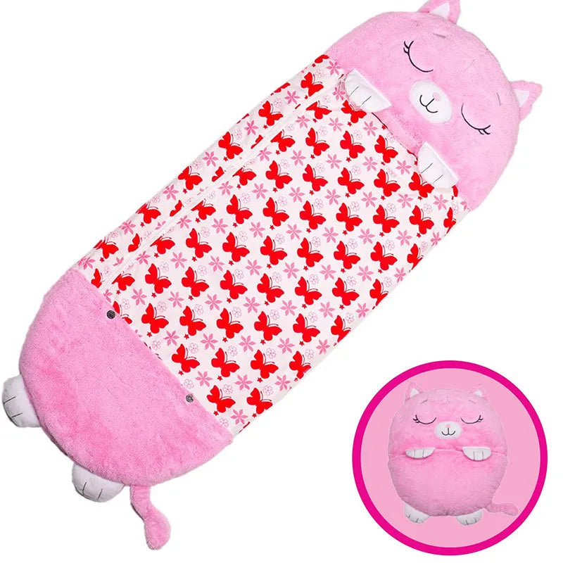 Sac de couchage enfant pliable en forme d'animal