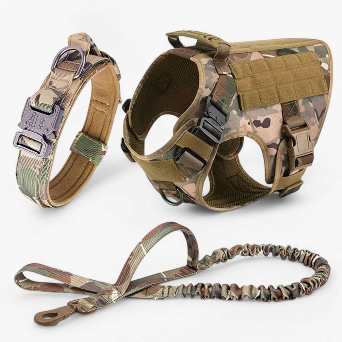 Nylon Vest Dog Harness with Handle and Reflectors