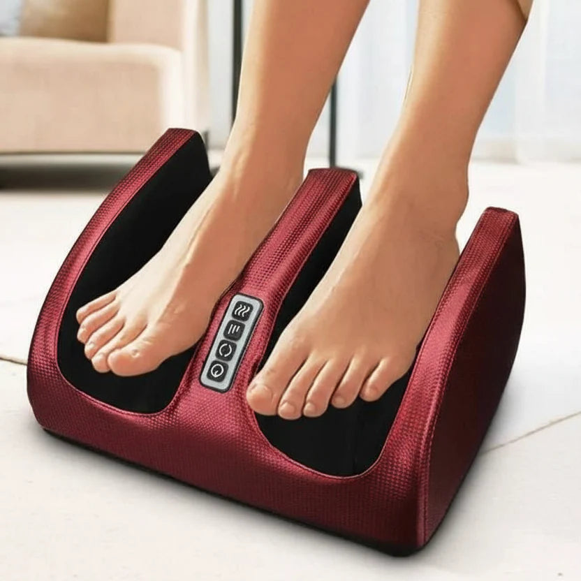 Soothestep - Luxury Shiatsu foot massager with heat function | 12 3D massage balls & timer