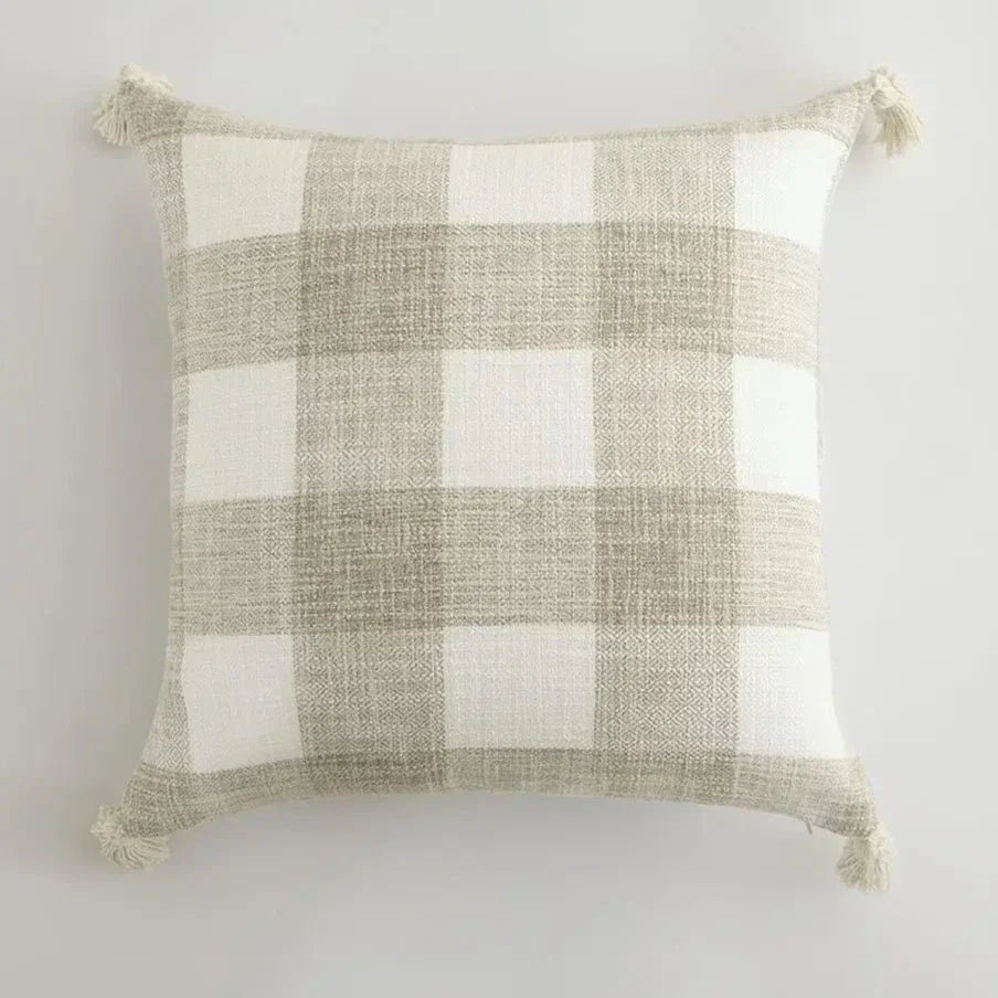 Elegance Loft - Housse de Coussin à Franges
