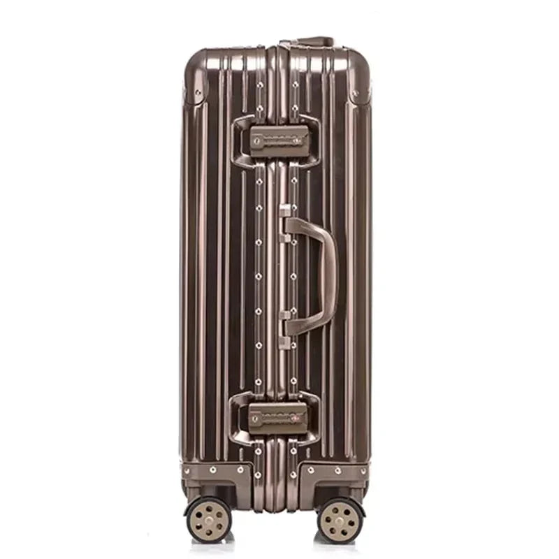 Valise rigide en alliage aluminium-magnésium, TSA