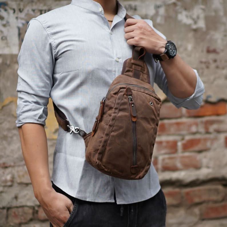 Sac à Dos Femme en Toile Cirée RUGVANA | Élégance Imperméable pour un Style Actif et Organisé 5