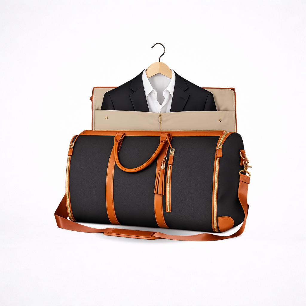 Sac de Voyage Pliable en Tissu Résistant | Élégance Minimaliste pour Protéger Vos Tenues 0