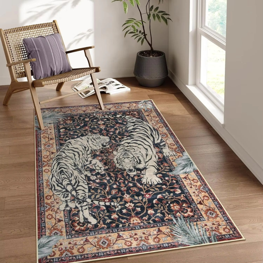 Tapis Tapisserie Tigres Savage Grace – Midnight Prowl