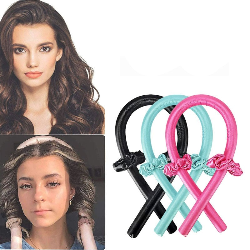 GlamCurl - Rouleau Bouclant en Satin Sans Chaleur