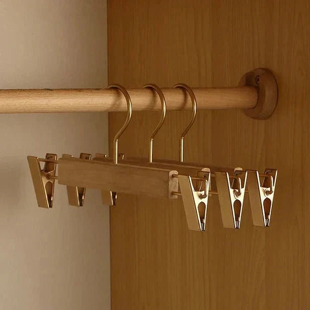 Cintres larges en bois, lot de 3