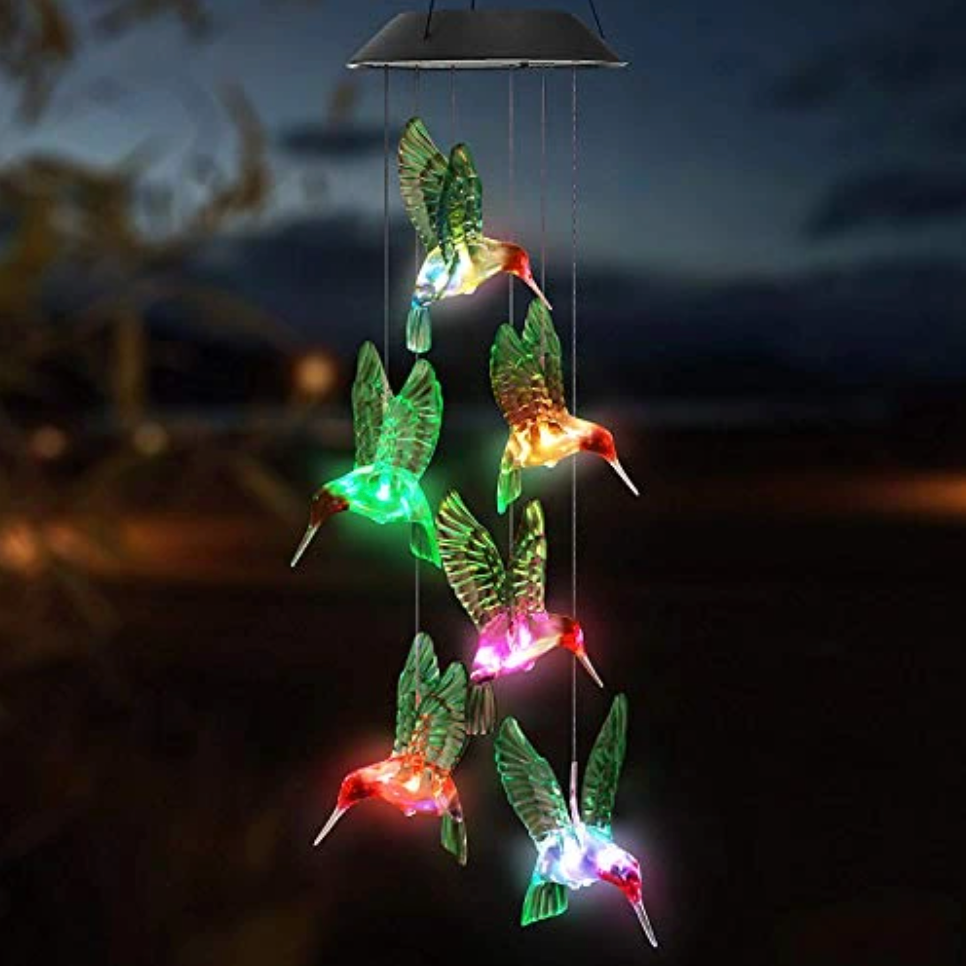 EnchantedGlow - Lampe Solaire LED Colibri
