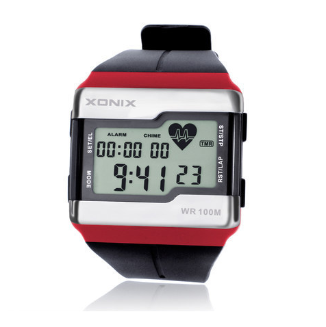 Montre digitale multifonction avec cardiofréquencemètre