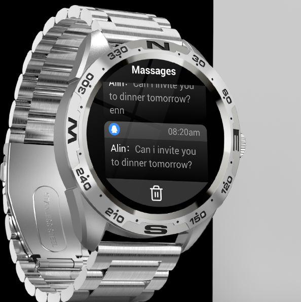Montre connectée sport pour homme avec appel Bluetooth