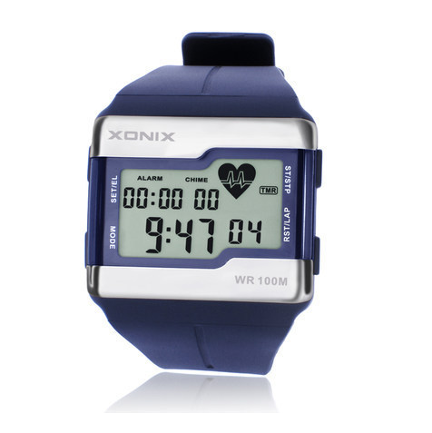 Montre digitale multifonction avec cardiofréquencemètre