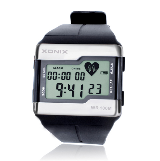 Montre digitale multifonction avec cardiofréquencemètre