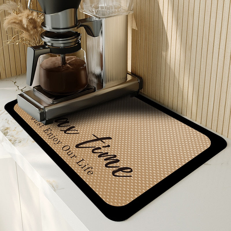 AbsorpTowel - Tapis Égouttoir Absorbant Antidérapant