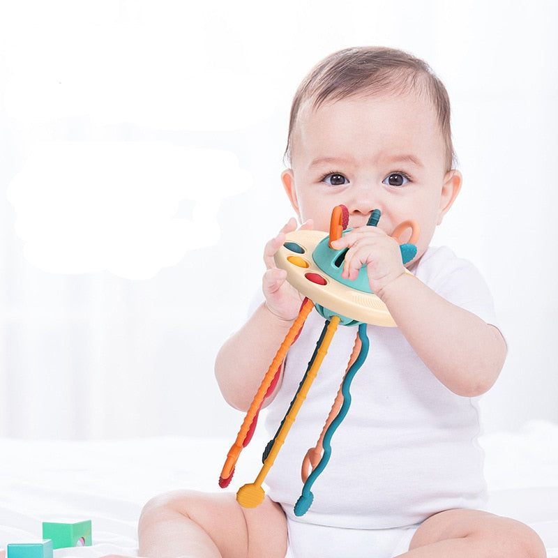 FlexiSpace Toy - Jouet Sensoriel de Dentition Bébé