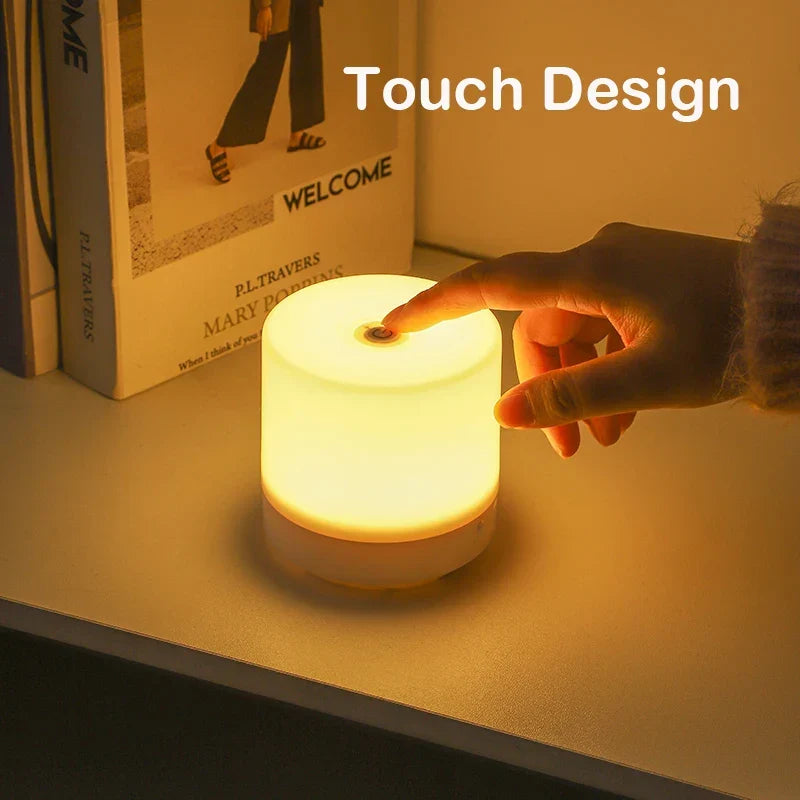 Veilleuse LED compacte à variation tactile, USB