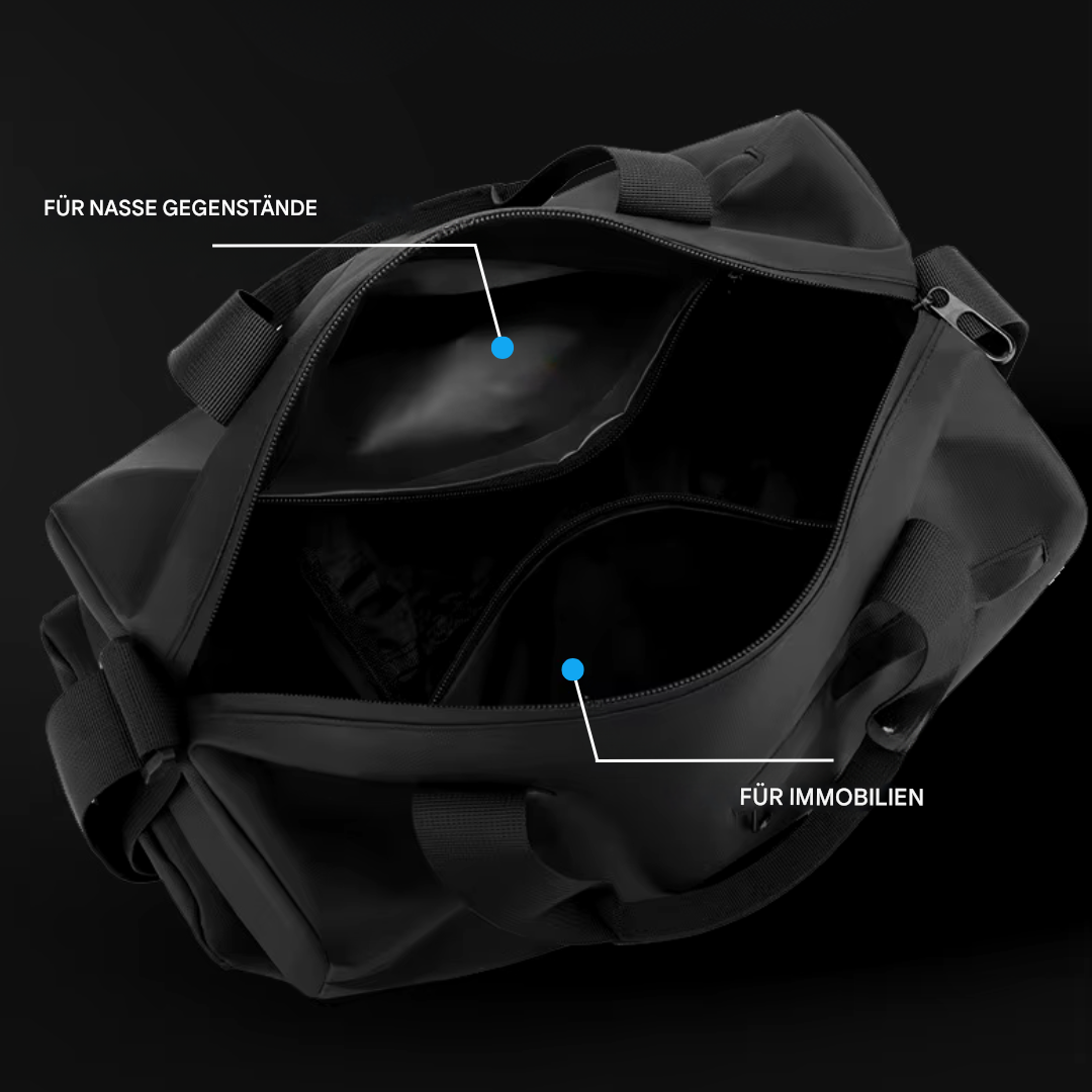 Sac de sport imperméable avec compartiment chaussures