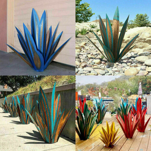 Statue de Jardin en Métal Agave | Élégance Naturelle et Durable pour Décoration Intérieure et Extérieure 3
